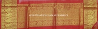 KALAMKARI HAND PAINTED KANCHI BORDER DUPATTA -KHPKBD073
