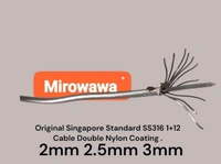 Invigrille  Invisible Grills Cables 2 MM - Silver