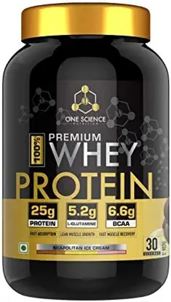 One Science Nutrition (OSN) Premium Whey Protein [Grass Fed Whey] - 25g Protein, 6.6g BCAA & 5.2 gms L-Glutamine | Refuels & Repairs Muscles - Chocolate, 1Kg