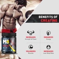 Muscle Blaze MuscleBlaze Creatine Monohydrate, India's Only Labdoor USA Certified Creatine (Unflavoured) - 400g