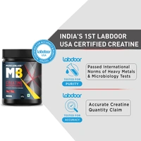 Muscle Blaze MuscleBlaze Creatine Monohydrate, India's Only Labdoor USA Certified Creatine (Unflavoured) - 400g
