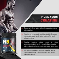 Muscle Blaze MuscleBlaze Creatine Monohydrate, India's Only Labdoor USA Certified Creatine (Unflavoured) - 400g