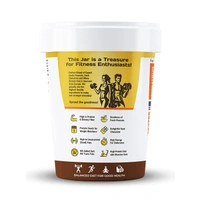 Pintola HIGH Protein Peanut Butter (Dark Chocolate) (Creamy) | 30% Protein | High Fibre | NO Salt - 1kg, Dark Chocolate