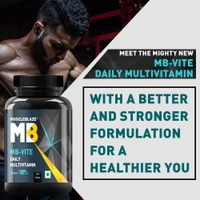 Muscleblaze MuscleBlaze MB-VITE Daily Multivitamin, for Enhanced Energy, Stamina & Gut Health - 60 Tablet