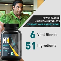 Muscleblaze MuscleBlaze MB-VITE Daily Multivitamin, for Enhanced Energy, Stamina & Gut Health - 30 Tablet
