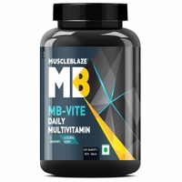 Muscleblaze MuscleBlaze MB-VITE Daily Multivitamin, for Enhanced Energy, Stamina & Gut Health - 120 Tablet