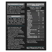 Muscleblaze MuscleBlaze Fish Oil India's Only Labdoor USA Certified for Purity & Accuracy - 60 Capsule