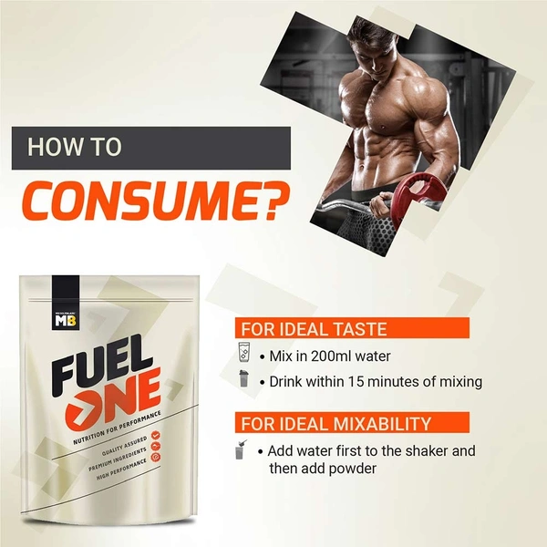 Muscleblaze  MB Fuel One Whey Protein Immunity Plus ,Chocolate - Chocolate, 2kg