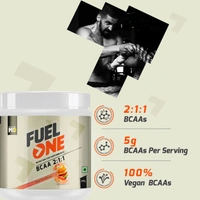 Muscleblaze  MB Fuel One BCAA 2:1:1, Nutrition ( Fruit Punch) - Fruit Punch, 250g