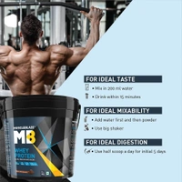 Muscle Blaze MuscleBlaze 100% Whey Protein Supplement Powder with Digestive Enzyme, 121 Servings (Rich Milk Chocolate) - Rich Milk Chocolate, 4kg