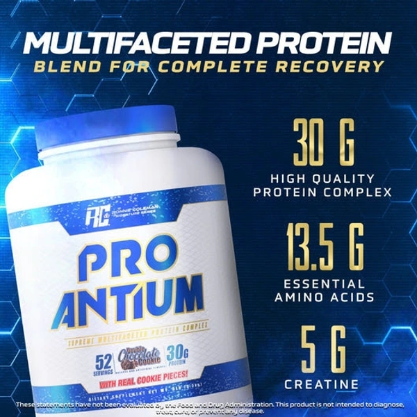 Ronnie Coleman Signature Series Pro Antium - 5.6lbs (Double Chocolate Cookie) - Double Chocolate Cookie, 2.27 Kg