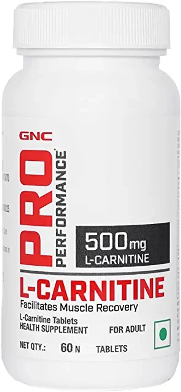 GNC Pro Performance L-Carnitine 500 mg - 60 Tablets (Pack of 1) - 60 Tablet