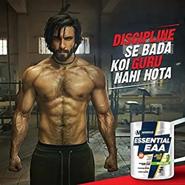 Big Muscle  Bigmuscles Nutrition Essential EAA [50 Servings, Orange] | Full Spectrum EAAs-BCAA, Hydration Blend, Energy Matrix, Keto Friendly, All 9 Essential Amino Acids#1 Best Seller in Kapikachhu Mucuna - Orange, 100 Gm