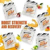 Big Muscle  Bigmuscles Nutrition Real BCAA [50 Servings, Lemony] -100% Micronized Vegan, Muscle Recovery & Endurance BCAA Powder, 5 Grams of Amino Acids, Keto Friendly, Caffeine Free, Pack of 1#1 Best Seller in BCAAs - LEMONY, 250 Gm