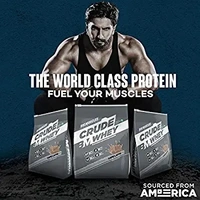 Big Muscle  Bigmuscles Nutrition Crude Whey - 1 kg (Cafe Latte) | US FDA REGD. BRAND | Whey Protein Concentrate 80%, 24g Protein, 5.5g BCAA, 4 g Glutamine - Rich Chocolate, 1 Kg