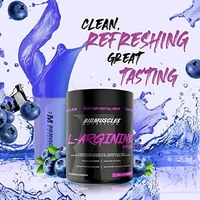 Big Muscle  Bigmuscles Nutrition L-Arginine PMP Powder for Adults[30 Serving, Blueberry] 3000 mg | Muscle Building Amino Acid | Build Strength & Endurance|Reduce Fatigue |Enhance Energy Levels | Preworkout, 90 gm - Blueberry, 90 Gm