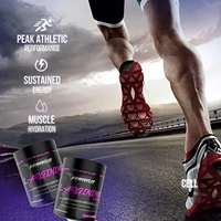 Big Muscle  Bigmuscles Nutrition L-Arginine PMP Powder for Adults[30 Serving, Blueberry] 3000 mg | Muscle Building Amino Acid | Build Strength & Endurance|Reduce Fatigue |Enhance Energy Levels | Preworkout, 90 gm - Blueberry, 90 Gm