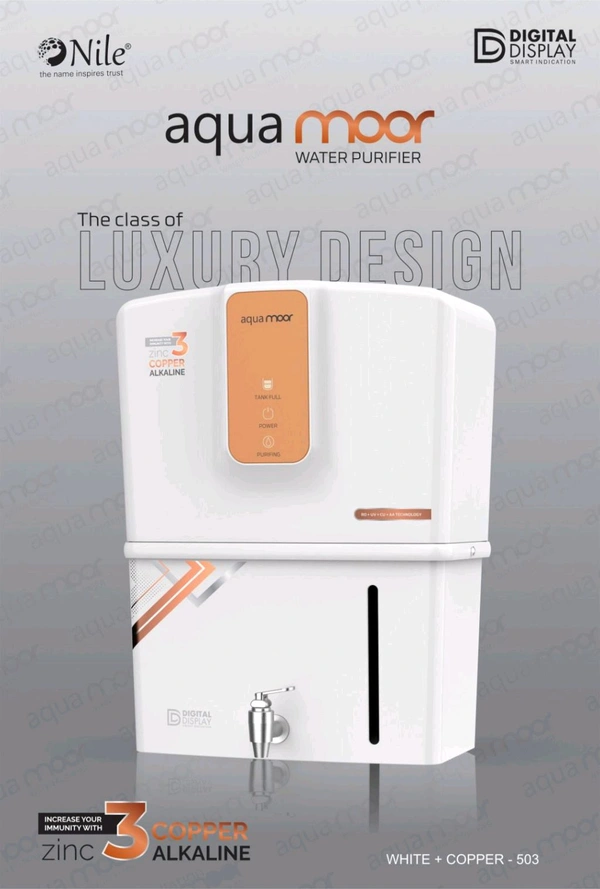 Aqua Moor Zinc+ Copper+Alkaline  - White
