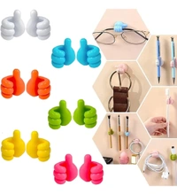 Thumb Wall Hook  - Small, white, black, green, yellow, blue, orange, pink