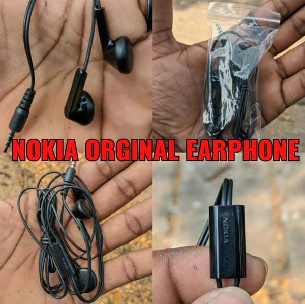 Nokia HS-34 Original Earphone  - Black