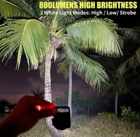 Multifunction Keychain LED Light  - Black