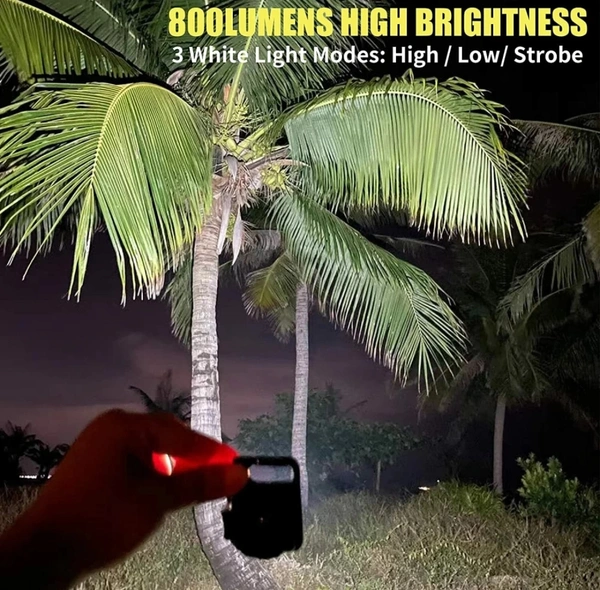 Multifunction Keychain LED Light  - Black