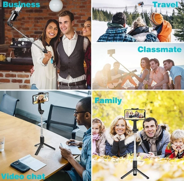 R1 Multifunctional Foldable Tripod/Selfie Stick 