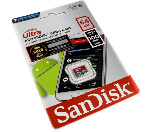 SanDisk Memory Card 64gb Ultra