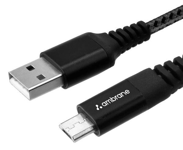 Ambrane BCM-15 Micro USB Cable  - Black