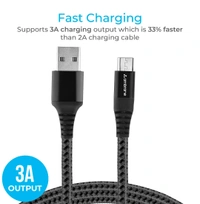 Ambrane BCM-15 Micro USB Cable  - Black