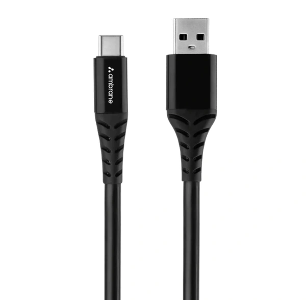 Ambrane ACT-11 Type-C Cable  - Black/White