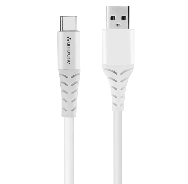 Ambrane ACT-11 Type-C Cable  - Black/White