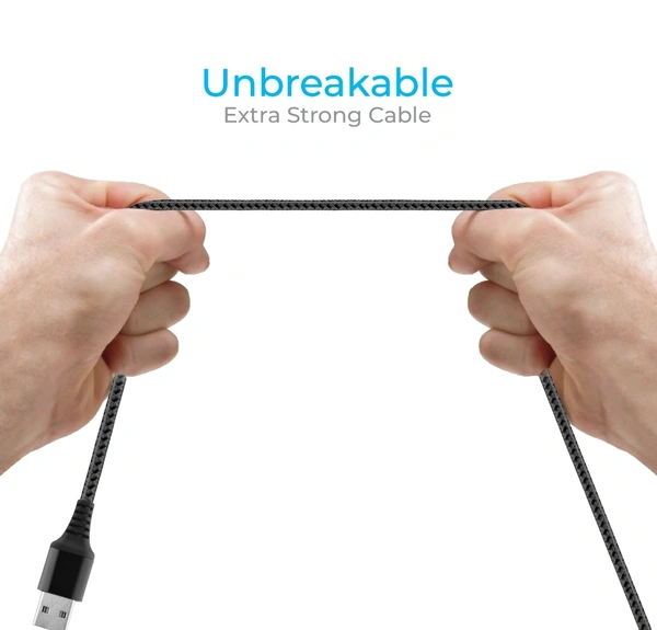 Ambrane BCT-15 Type-C Cable - Black