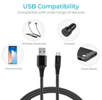 Ambrane BCT-15 Type-C Cable - Black