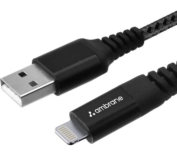 Ambrane BCL-15 Lightning Cable  - Black