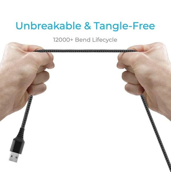 Ambrane BCL-15 Lightning Cable  - Black
