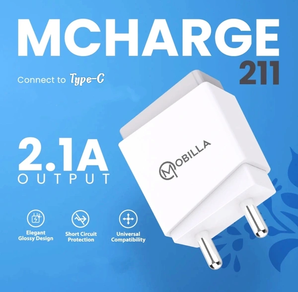 Mobilla MCHARGE 211C Type-C Charger  - White