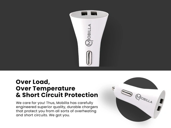 Mobilla RANGER 241C Type-C Car Charger  - White