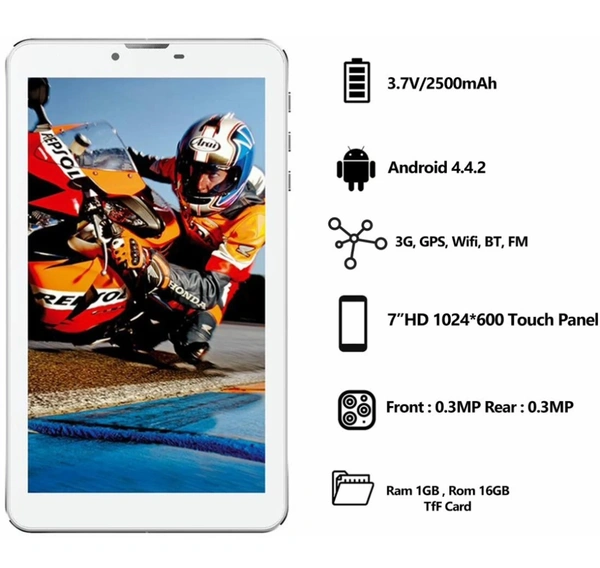 Heatz Z9908 4g Smart Tablet  - 2/16gb