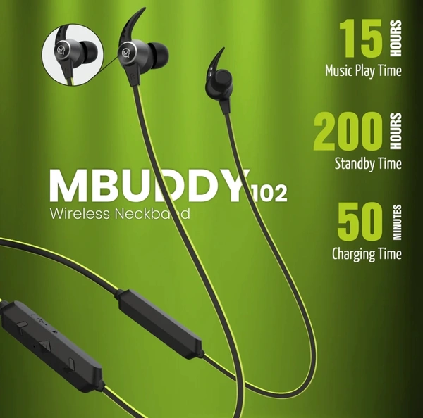 Mobilla MBUDDY 102 Neckband  - Red/Blue/Green