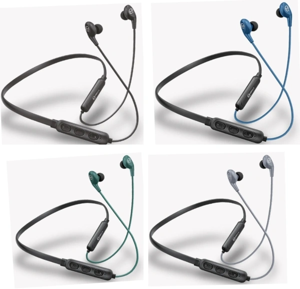 Mobilla MBUDDY 110 Neckband  - Blue Bliss, Camo Green, Ash Grey and Belle Black