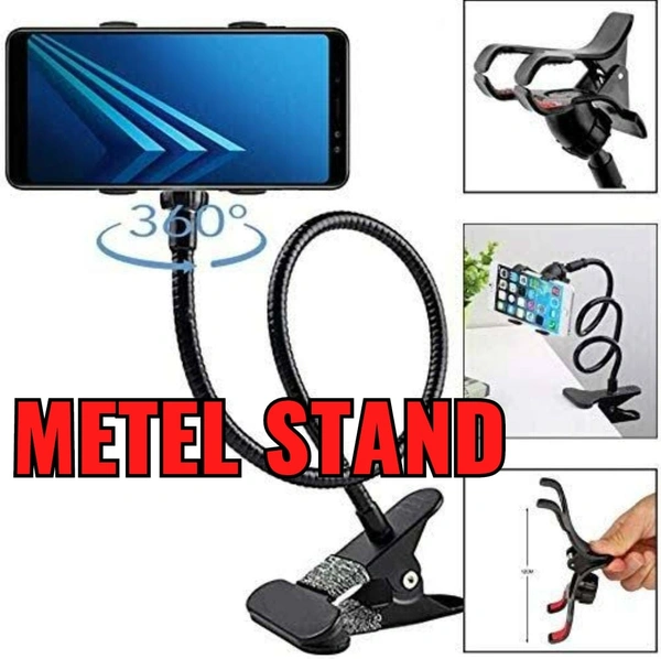 Mobile Metal Multi Stand  - Black