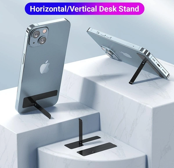 Mobile Foldable Kickstand Metal - Black/White