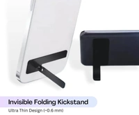 Mobile Foldable Kickstand Metal - Black/White