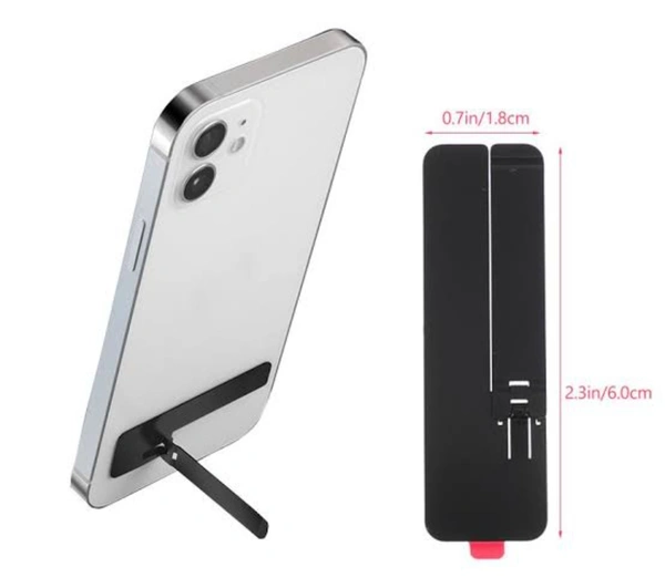 Mobile Foldable Kickstand Metal - Black/White