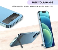 Mobile Foldable Kickstand Metal - Black/White