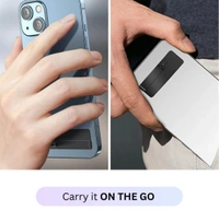 Mobile Foldable Kickstand Metal - Black/White