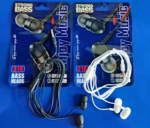 Bass Heads 310 Earphone  - Black/White