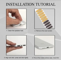 Iphone speaker dust protector