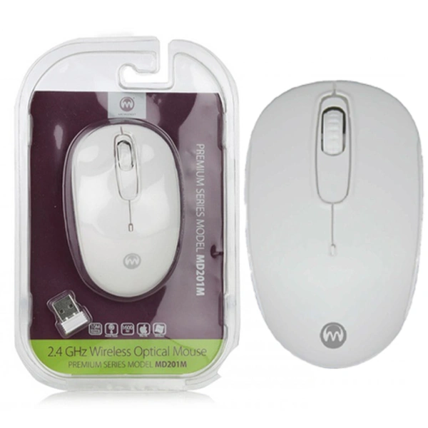 Microdigit MD201M Wireless Mouse  - White